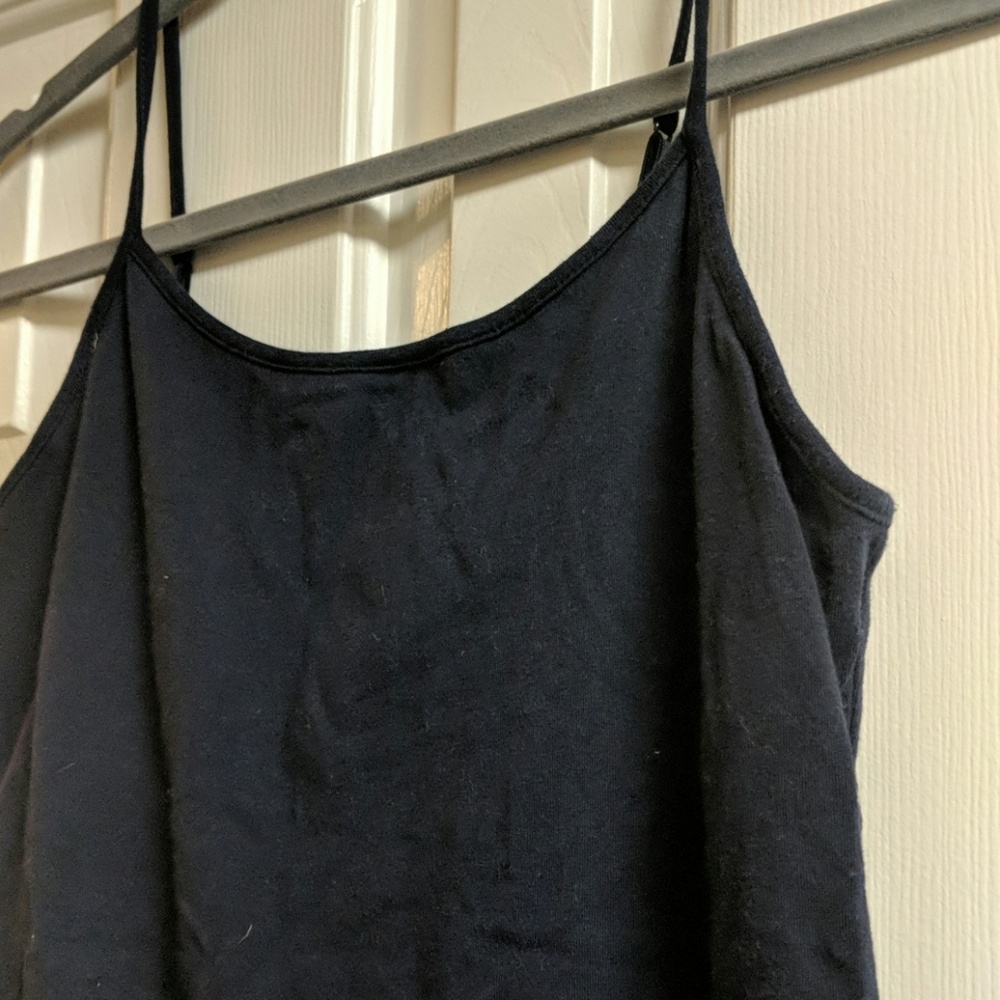 Navy Gap Stretch Extensible Tank w Built-In Bra - Picture 2 of 2